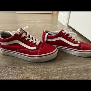Red Old Skool Vans